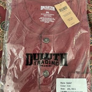 Men’s Duluth Burly Thermal long sleeve Henley